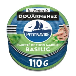 Miettes de thon au basilic -110g