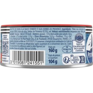 Miettes de thon à la tomate -160g