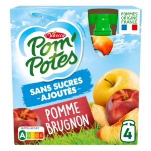 Compotes pomme brugnon - 90g