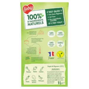Soupe velouté 12 légumes faible en sel - 1L