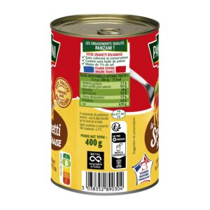 Plat Individuel Spaghetti Bolognaise - 400g