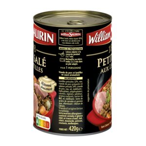 Plat Individuel Petit Salé aux Lentilles - 420g
