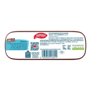 Filets de maquereaux grillés natures - 120g
