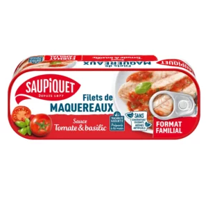 Filets de maquereaux sauce tomate et basilic - 226g