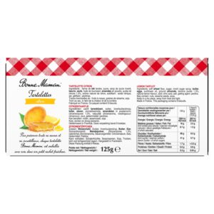 Biscuits Tartelettes Citron - 125g