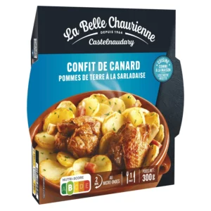 Plat cuisiné confit de canard à la Sarladaise - 300g