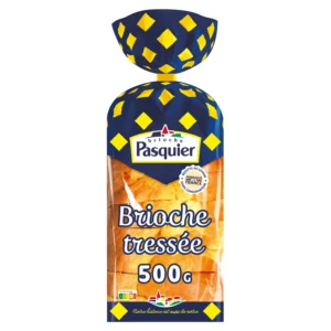 Brioche tressée tranchée - 500g