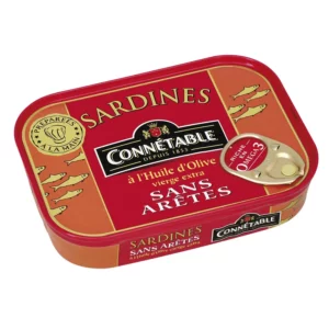 Sardines huile d'olive sans arêtes - 115g