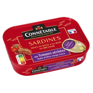 Sardines huile d'olive et tomates séchées - 135g