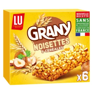 Barres de céréales aux noisettes  - 138g