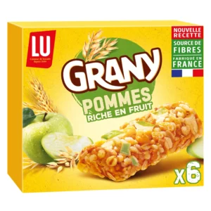 Barres de céréales aux pommes Grany  - 125g
