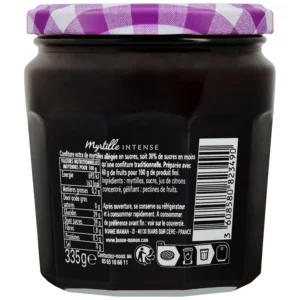 Confiture Myrtille Intense - 335g