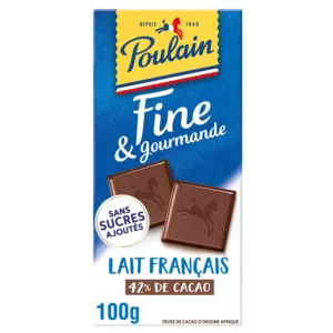 Tablette de chocolat au lait  - 100G
