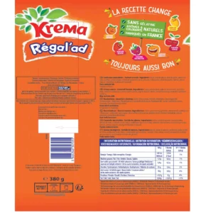Bonbons regal'ad assortiment aux fruits - 380G