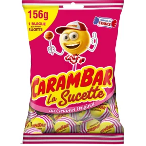Bonbons sucettes au caramel - 156G
