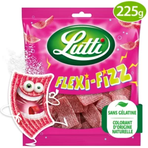 Bonbons flexi-fizz piquants à la fraise - 225G