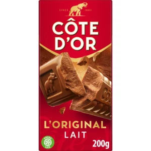 Tablette de chocolat au lait L'Original - 200 g