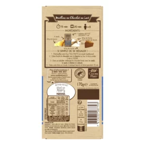 Tablette de chocolat au lait - 170g