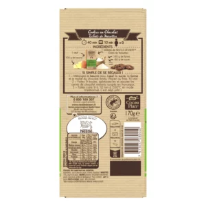 Tablette de chocolat noir aux éclats de noisettes - 170g