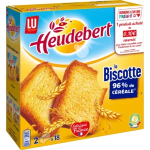 Biscottes 96% de céréales - 290 g