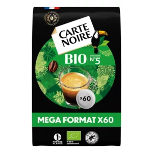 Café dosettes Bio n°5 compatibles Senseo - 60 dosettes