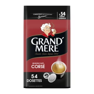 Café dosettes corsé GRAND'MERE SENSEO - 54 dosettes