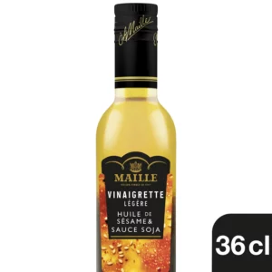 Vinaigrette Légère Huile de Sésame & Sauce Soja Graines de Sésame Torréfiées - 36cl