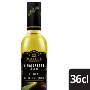 Vinaigrette Légère Huile d'Olive (12%) Pointe d'Olive Noire- 36cl