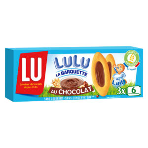 Biscuits au chocolat La Barquette Lulu LU La boîte de 3 sachets - 120 g