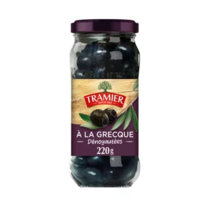 Olives noires à la grecque - 220g
