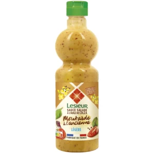 Sauce Crudités Légère, Moutarde À L'Ancienne LESIEUR- 500ml