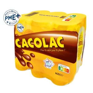 Boisson lactée au lait et au cacao CACOLAC - 6 canettes de 25cL