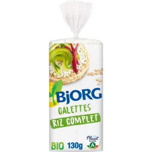Galettes Riz complet bio BJORG - 130g