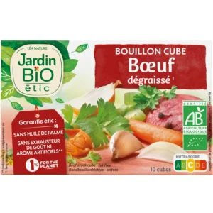 Bouillons de cubes bœuf Bio JARDIN BIO ETIC - 100g