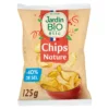 Chips pomme de terre nature Bio JARDIN BIO ETIC - 125g