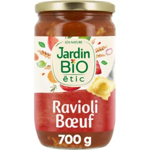 Ravioli bœuf Bio JARDIN BIO ETIC - 700g