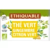 Thé Vert Gingembre Citron Vert Ceylan Bio ETHIQUABLE - 20 sachets