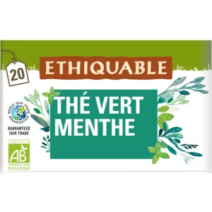 Thé Vert Menthe Vietnam Bio ETHIQUABLE - 20 sachets