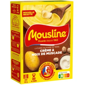 Purée en flocons crème & noix Muscade MOUSLINE - 195 g