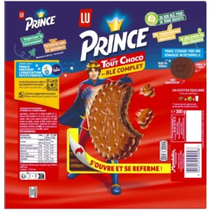 Biscuits fourrés tout chocolat au blé complet Prince - 300 g