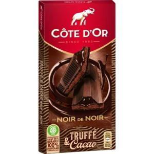 Tablette de chocolat noir fourré Truffé et Cacao - 190 g