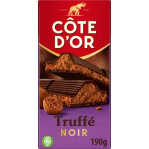 Tablette de chocolat noir fourré Truffé - 190 g