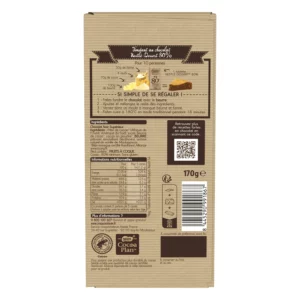 Tablette de chocolat noir 80% - 170g