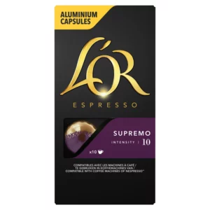Café capsules supremo intensité 10 compatibles Nespresso - 10 capsules