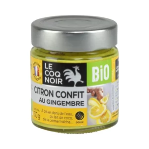 Fonds de sauce bio citron confit gingembre LE COQ NOIR - 130g