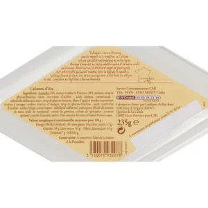 Calissons d'Aix amande et melon REFLETS DE FRANCE la boite de 18 - 235g