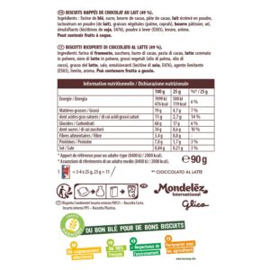 Biscuits nappés au chocolat au lait MIKADO LU - 100g