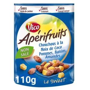 Mélange - Le Sweet Chouchous noix de coco, pomme, raisins, amandes APERIFRUITS VICO - 110g