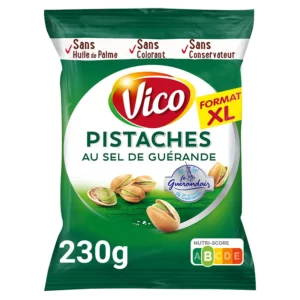 Pistaches au Sel de Guérande Grillées à sec VICO - 230g