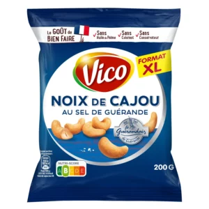 Noix de cajou au Sel de Guérande VICO - 200g